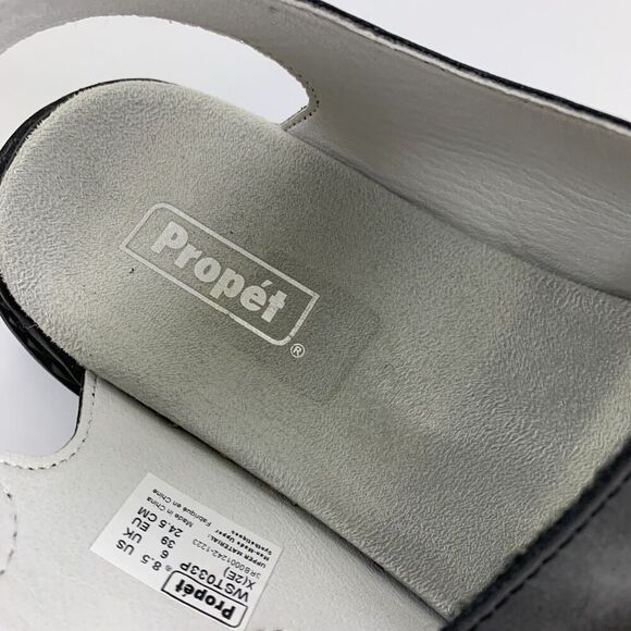 Propet Scottsdale Active Sandal Gray Comfort Adjustable WST003P Womens 8.5 X 2E - Picture 10 of 12